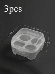 Camping Egg Storage Box, Refrigerator Egg Storage Box, Portable Egg Tray With Lid, Stackable Egg Storage Box, With Safety Lock, Shockproof, Transparent White, Kitchen Storage Box, Egg Storage Container, Designed To Meet Daily Household Storage Needs. Prevents Eggs From Deteriorating Due To Moisture, Easy To Carry And Use. - Multicolor - View 14
