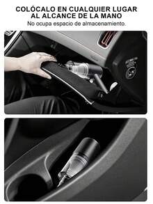 Aspiradora Portatil , 3 en 1 Aspiradora De Mano, Portatil, Inalambrica Para Coche y El Hogar, Con Bateria Recargable, Funcionamiento Silencioso, Remueve polvo, Pelo de Mascotas, Alta Potencia, Mini Aspiradora, Articulo Basico Para La Limpeza Del Hogar - 002 - Ver 6