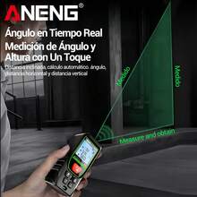 100m Telémetro Láser Medidor De Distancia Distanciómetro Aneng K100 - Negro - Ver 5