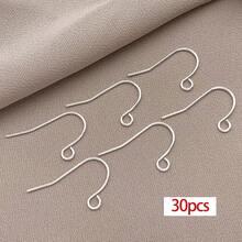 30pcs Real 18K Gold Plated French Earring Hooks Fish Hook Earrings For Jewellery Making Women Adults DIY Dangle Earrings Crafts Supplies - Multicolor - View 17