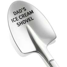 Father's Day Gifts,Gifts For Dad From Daughter Son,Stainless Steel Ice Cream Shovel For Dad Birthday Christmas Fathers Dad Day Gifts - / - View 1
