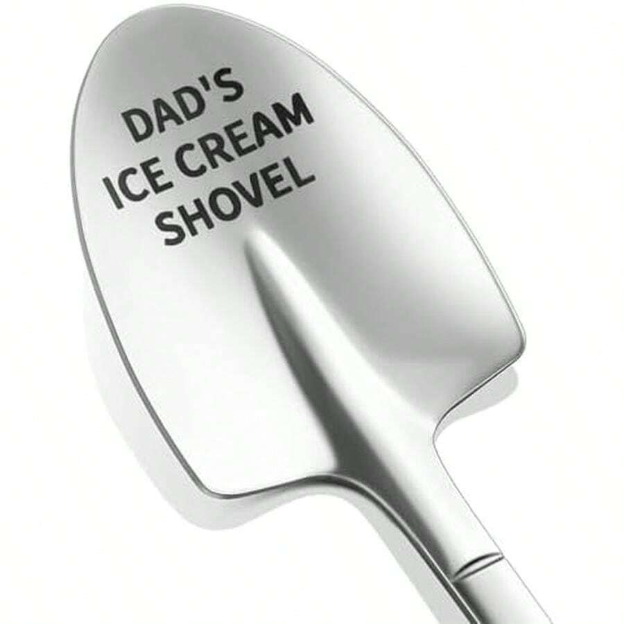 Father's Day Gifts,Gifts For Dad From Daughter Son,Stainless Steel Ice Cream Shovel For Dad Birthday Christmas Fathers Dad Day Gifts - / - View 1
