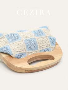 Women's Clutch Bag Luxury Design Fashionable Embroidered Floral Patterns Fabric Pouch Wooden Frame Magnet Closure Handbag Long Chain Shoulder Cross Body Purse Daily Holiday Travel Vacation Gift - Multicolor - View 7