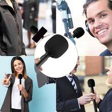 Microphone Stand For Rode Wireless GO II, Compatible With Hollylandia Handheld Wireless Microphone, Effective Noise Reduction, Suitable For Weddings, Street Photography, And Short Video Interviews - Black - View 2