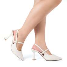 Stessy Shoes Women Heeled Sandals - Beige - View 4