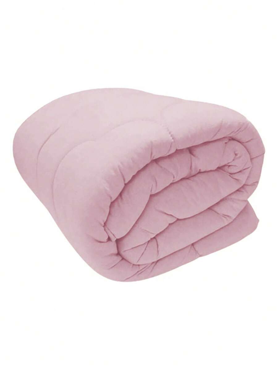Hypoallergenic Single Duvet, Double-Sided, 100% Cotton, 200 Thread Count - 玫瑰紅 - 查看 1