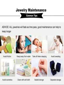 5件套18K镀金奢华皇家风格多层流苏设计新娘结婚首饰套装，手工镶嵌白色立方氧化锆，包括项链、手链、耳环、戒指，适合日常佩戴和婚礼，结婚周年纪念礼物（附赠礼盒） - 多層新娘套裝 - 查看 10