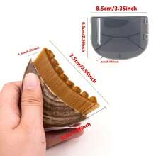 2pcs Multi-Functional Lymphatic Contouring Face Brush, Dry Brushing Face Brush, Comfortable & Soft, Suitable For Facial, Chin & Jawline Lymphatic Drainage Massage, Ergonomic Design, Precise Skin Fit, Great Gift For Christmas, Spring - Orange - View 6