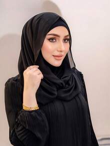 1 Peça Máscara Balaclava, Lenço Turbante Tudo-em-Um, Touca de Malha Elástica que Cobre o Pescoço, Tecido Leve e Elástico, Adequado para Oração, Viagem, Trabalho, Uso Diário - Multicolorido - Visão 8