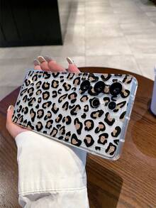 Ốp lưng điện thoại cao cấp họa tiết da báo, 1 chiếc, trong suốt, chất liệu TPU, chống rơi, che phủ toàn màn hình, thích hợp làm quà tặng ngày lễ. Tương thích với Samsung Galaxy S22/23/24/25/A05/A05S/A53/A54/A55 và các dòng máy khác. - Nhiều màu - Xem 4