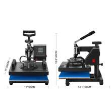Heat Press, 12x10Inch T-Shirt Press Machine, T-Shirt Press Heat Press 30x23cm Printing Machine Heat Transfer Sublimation Machine For T-Shirts - ‎12 x 10in - View 10