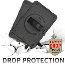 Military Industry Anti-Fall 1pc, Case For 11 Inch 2018/2022 Pro, 10.9 Inch 202/00 Air 54, 10.2 Inch 2021/2020/2019 9/8/7 With/Pen Holder, Shockproof Case - Red Blue/Black Blue - Red + Blue - View 6