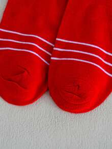 4 Pairs Women's Lace Heart Decorated Ankle Socks, Suitable For Daily Wear In Spring, Summer And Autumn - Multicolor - View 4