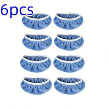 1/4/6/10 Packung wiederverwendbare Mikrofaser Mopp Pads kompatibel mit Wischmopp, Trocken-Wischbezüge & Nass-Wischbezüge, waschbare Mopp Pads für Oberflächen/Hartholzböden (Mopp nicht enthalten) - Verschiedenfarbig - Übersicht 11