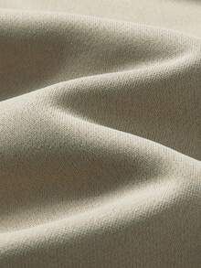 男士侧条纹抽绳腰慢跑运动裤 - 卡其色 - 查看 8