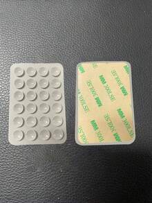 1pc Double-Sided Suction Cup Silicone Phone Grip Handle, Suction Cup Phone Case Stand, Hands-Free Sticky Phone Handle For Selfie And Video Recording, Phone Finger Grip Holder - Multicolor - View 18