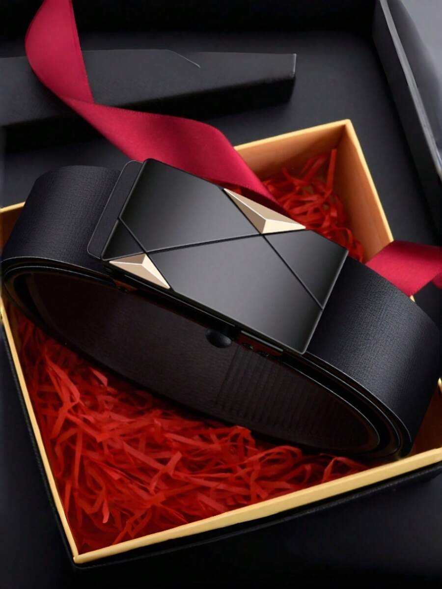 Men's Automatic Buckle Belt, Suitable For Various Occasions, Fashion Versatile, Casual And Business Wear - Multicolor - View 1