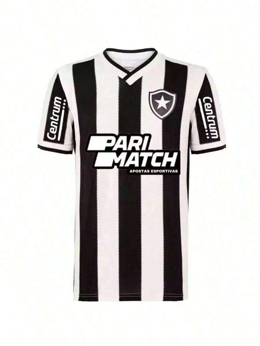 Botafogo Striped Shirt 25/26 Men's Perfect Gift!! - trắng - Xem 1