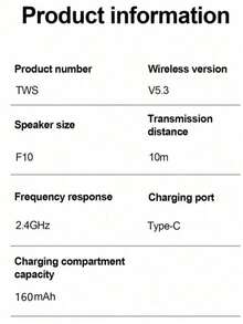 TWS Pro6 高级无线蓝牙耳机带麦克风运动跑步耳机 - 彩色 - 查看 5