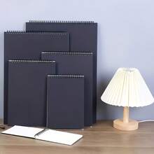 2pcs Top Spiral Bound Sketch Pads, Made Of Acid-Free Paper, Suitable For Beginners. Great As Halloween Or Christmas Gifts - Multicolor - View 5