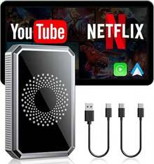 [NewYear2026]Wireless Carplay Adapter For Factory Wired Carplay Vehicles, To Play Vedio On A Car Screen - HỘP AI - Xem 10