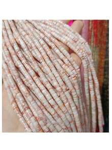 1 Strand 2*4mm Natural Stone Round Spacer Beads, Semi-Finished DIY Jewelry Accessories And Beading Materials - Stone Spacer Beads - View 11