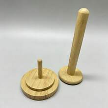 1pc Wooden Yarn Holder, Desktop Yarn Bobbin Rack, Minimalist Style Yarn Bobbin Storage Rack, Rotating Wooden Winding Device, Complete Set Of Weaving Accessories, Classic Wooden Yarn Holder With Rotating Mechanism, Weaving & Embroidery Supplies, Craft Sewing Items - Multicolor - View 8