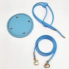 3件套DIY钩编饺子袋配件套装 - 草编饺子袋钩编材料、可调节肩带、拉链仿皮底、手工包装用品、DIY钱包钩编包制作、DIY钱包制作 - 彩色 - 查看 17