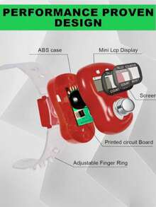 5个/套 可复位5位液晶电子计数器，适用于运动训练的迷你紧凑型计数器，LED计数器，指环计数器，按钮计数器（颜色混装） - 彩色 - 查看 8