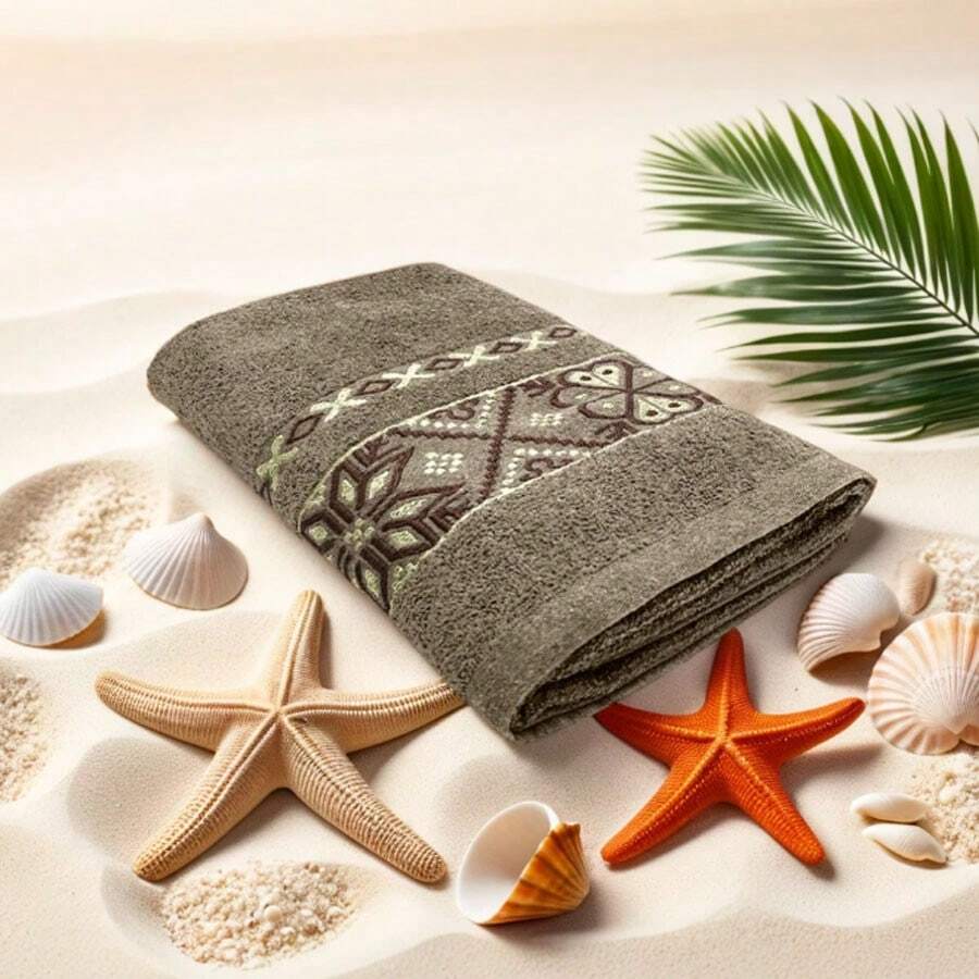 Bath Towels - Brown - View 1