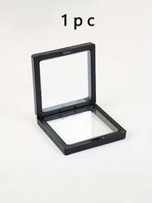 1/10pcs Square Transparent Plastic Floating Display Box, Oxidation-Resistant Clear Jewelry Display Box, Dust-Proof Jewelry Floating Storage Box, Oxidation-Resistant Compact Beads Display Box, Multifunctional Portable Jewelry Storage Box, Available In Multiple Colors And Sizes, Suitable For Business Travel, 3D Photo Frame, Jewelry Display Box, Storage Box, Oxidation-Resistant Bead Jewelry Box - Multicolor - View 13