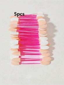 50pcs Nail Sponge Magic Wands Double-Ended Sponge Brush Gradient Nail Brush Hand Clip Rhinestone Brush, Disposable Double-Ended Eyeshadow Brush, Used For Eye Makeup Tools, Nail Art Tools