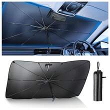 Car Windshield Sunshade, Foldable Windshield Sun Umbrella, Windshield Cooling Umbrella For Daily, Sun Visor, Sunshade Cover, Durable Sun Shade, Sunshade For Car Outside, UV Protective Sunshade - Tấm che nắng xe hơi - Xem 10