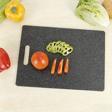 Set de 3/1 pieza de tablas de cortar extra grandes - Agarre cómodo, aptas para lavavajillas, fácil preparación y limpieza de alimentos - Antideslizante, esenciales de cocina para cocineros en el hogar - Negro - Ver 10