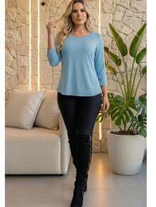 Atelie Kr Women Blouses - 藍色 - 查看 4