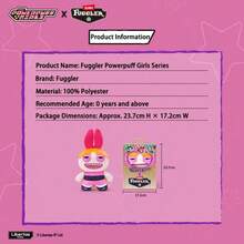 Spin Master Official Powerpuff Girls Ugly-Cute Plush Toy – Funny Weird-Toothed Monster Collectible Doll - Mao Mao - View 5