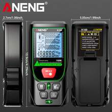 100m Telémetro Láser Medidor De Distancia Distanciómetro Aneng K100 - Negro - Ver 9