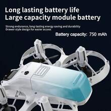 Mini Drone Equipped With Lighting, High-Definition Camera, Aerial Photography, Remote-Controlled Aircraft, Intelligent Obstacle Avoidance, Optical Flow Hovering, Quadcopter - Multicolor - View 6