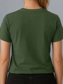 "Your Grace Is Enough For Me" T-Shirt For Women And Men, Comfortable Casual Evangelical Religious T-Shirt, 100% Premium Cotton - 軍綠色 - 查看 3