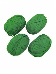 4 Rolls X 100g Polyester Crochet/Weaving Yarn, Total 30m Length - Ideal For DIY Projects Such As T-Shirts, Slippers, Baskets, Fabric Strips, Handmade Bags, Toys, Shoes, Carpets, Storage Baskets And More - Multicolor - View 18