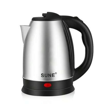 Hervidor eléctrico de acero inoxidable, hervidor de agua eléctrico con apagado automático y función anti-ebullición en seco, adecuado para café, té, bebidas, etc.