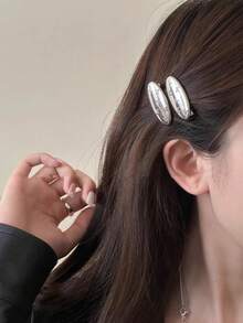 2件套白色芭蕾舞风格蕾丝半身裙，带蕾丝边饰，女士春夏叠穿半身裙，系带腰身设计，可搭配牛仔裤，短裙，遮臀 - 銀色 - 查看 2