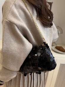 This Is A Shiny, Lightweight, Durable, And Spacious Women's Crossbody Bag. It's Both Stylish And Versatile, Suitable For Various Occasions Such As Parties, Travel, Dinners, And New Year's Celebrations. - Multicolor - View 10