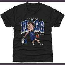 500 LEVEL Cooperss Flagg Dallas Mavericks Cartoon Youth Shirt - 黑色 - 查看 1