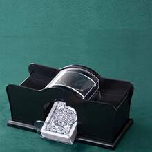 1 Pc Premium Handheld Poker Shuffle Machine- Durable High Index Plastic For 2/4/6 Decks Of Cards - Ideal For Family And Party Games, Suitable For Everyone, Perfect For Holidays Such As Valentine's Day, Easter, Thanksgiving, And New Year's - Multicolor - View 12