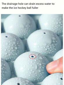 Khay làm đá tròn 33 ngăn có nắp và lỗ thoát nước, thích hợp cho việc tự làm đá tại nhà bếp, trang trí nhà cửa, tủ lạnh, máy làm đá, xô đựng đá, bộ đồ dùng mùa hè, cắm trại ngoài trời, trò chơi tiệc tùng. - Nhiều màu - Xem 8