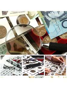 50pcs/Pack Antique Copper Coin Collection Box Protective Clip Storage Clip Storage Box Coin Storage - Multicolor - View 5