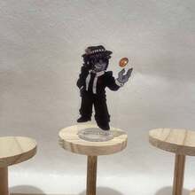 1 Stück 10cm Acryl Ständer Q-Stil Spielfigur Tischdekoration Geschenk, Schutzfolie auf Vorder- und Rückseite - Verschiedenfarbig - Übersicht 5