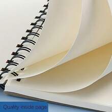 2pcs Top Spiral Bound Sketch Pads, Made Of Acid-Free Paper, Suitable For Beginners. Great As Halloween Or Christmas Gifts - Multicolor - View 7