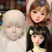 Bộ sưu tập búp bê BJD phong cách Anime, mẫu búp bê cơ bản, thời trang và dễ thương, thích hợp để trang trí cho nhiều loại búp bê BJD khác nhau. Búp bê tập trang điểm, lý tưởng làm quà tặng sinh nhật, Giáng sinh, Năm mới và Halloween. Lưu ý: Vui lòng tự trang điểm. Hình ảnh chỉ mang tính chất tham khảo. - Nhiều màu - Xem 7